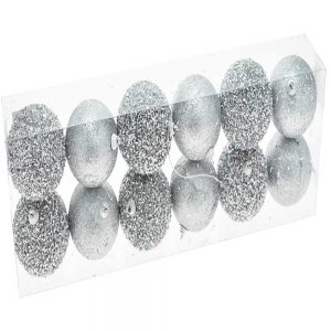 Set 12 bolas Prateado | Homeart - Design e Decoração de Interiores | 19000770