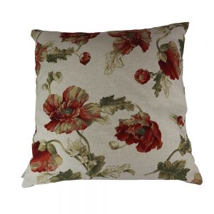 Almofada Linho Red Flower | Homeart - Design e Decoração de Interiores | 18000482