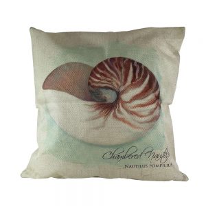 Almofada Linho Chambered Nautilus | Homeart - Design e Decoração de Interiores | 18000481