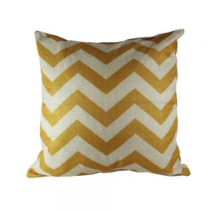Almofada Linho Yellow Zig Zag | Homeart - Design e Decoração de Interiores | 18000482