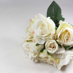 Bouquet de Rosas cor Branco Artificial | Homeart - Design e Decoração de Interiores | 19000624