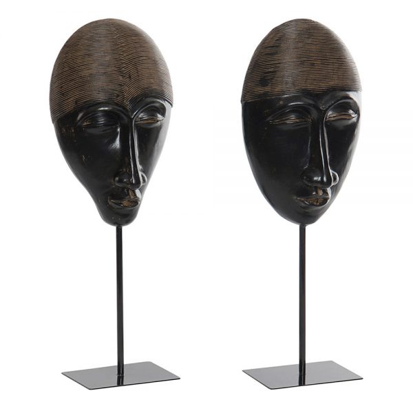 Conj. 2 Figuras Máscara Decorativa