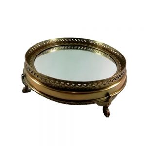 Tabuleiro em Latão com espelho | Homeart - Design e Decoração de Interiores | 19000863