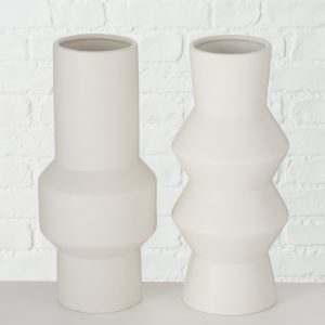 Jarra Cerâmica Branco Mate - Mod. Direita Bonita jarra em cerâmica branco mate (modelo da esquerda na foto)