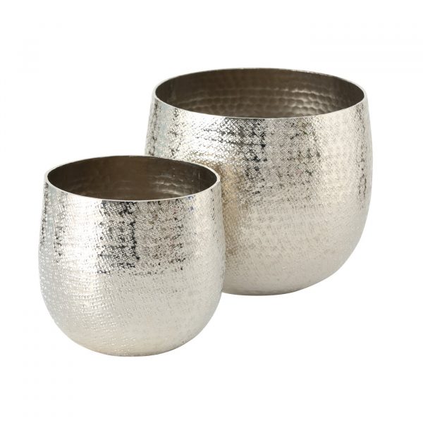 Vaso/jarra em Alumínio Prata - Pequena
