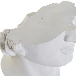 Figura Busto em Resina Branco Bonita peça decorativa imagem busto