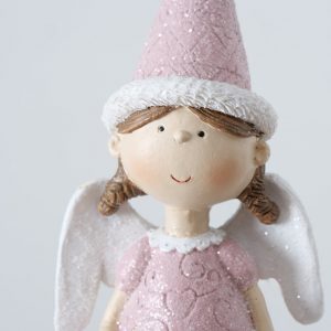 Anjo em Poliresina - Rosa Bonita peça anjo em poliresina Muito bonita para decoração infantil