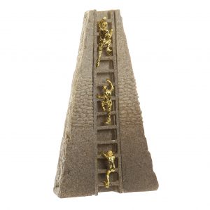 Peça Decorativa/Escultura - Escada Bonita Escultura e peça decorativa em resina (imitação de pedra)