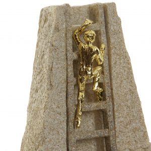 Peça Decorativa/Escultura - Escada Bonita Escultura e peça decorativa em resina (imitação de pedra)
