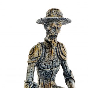 Estueta/Figura D. Quixote Livro Bonite e distinta peça decorativa Escultura/Estatueta de D. Quixote