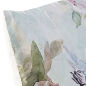 Conjunto de 2 Almofadas Decorativas Conjunto de 2 bonitas almofadas decorativas Imagem pássaros e flores Poliester (inclui enchimento)