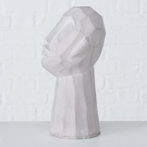 Busto Decorativo Homem - Direita Busto decorativo em Terracota Monocolor (aspeto cimento cinza)