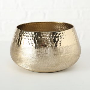Jarra Alumínio Dourado - Grande Bonita jarra/pote em alumínio dourado