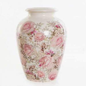 Jarra Cerâmica com Flores Bonita Jarra em Cerâmica com pintura de flores