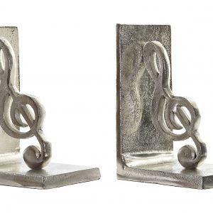 Conjunto 2 Suportes para Livros Alumínio Conjunto de 2 Suportes para Livros em Alumínio Nota Músical