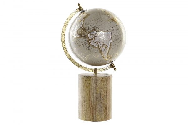 Globo com Base em Madeira