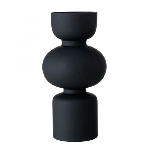 Jarra Vidro Lacado - Preto Bonita jarra em Vidro lacado preto