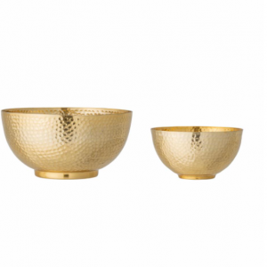 Taça em Alumínio Dourada - Pequena Bonita taça em alumínio dourado Muito bonita para centro de mesa