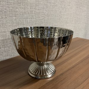 Taça com Pé Bonita Taça cor Níquel