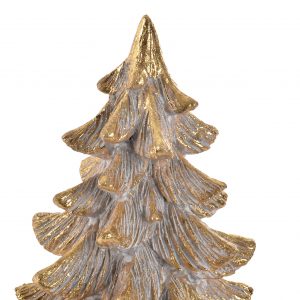 Árvore Natal Resina Decapé Dourado Bonita árvore de Natal em resina decapé dourado