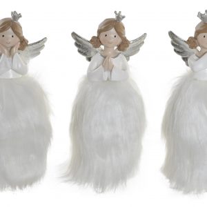 Anjo em Poliester e Resina - Branco Anjo em Poliester e Resina Modelo Aleatório
