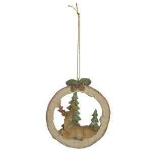 Pendente para Árvore de Natal em Resina Bonita peça decorativa para árvore de Natal Em resina