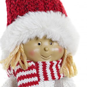 Boneco em Poliester Vermelho Boneco em Poliester Vermelho e Cinza