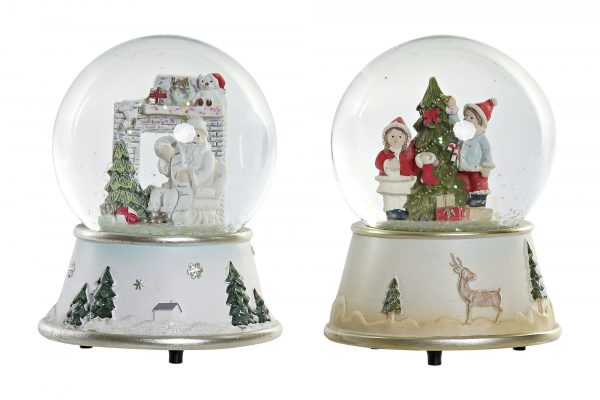 Globo/Caixa Musical de Natal - Branco