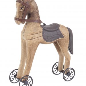 Cavalo Antique Madeira Bonita peça/cavalo decorativo em MDF Estilo Antigo