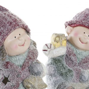 Figura Cerâmica LED Grandes Dimensões - Menina Bonita peça decorativa em Cerâmica com LED (pilhas) De grandes dimensões - 43 cms Menina