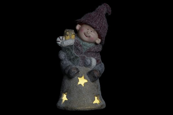 Figura Cerâmica LED Grandes Dimensões - Menina