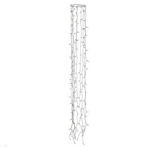 Cascata de Luzes LED - 160 L Bonita cascata de luxes led 160 Luzes 1.90 Mts de comprimento Fio Verde Escuro Com Timer