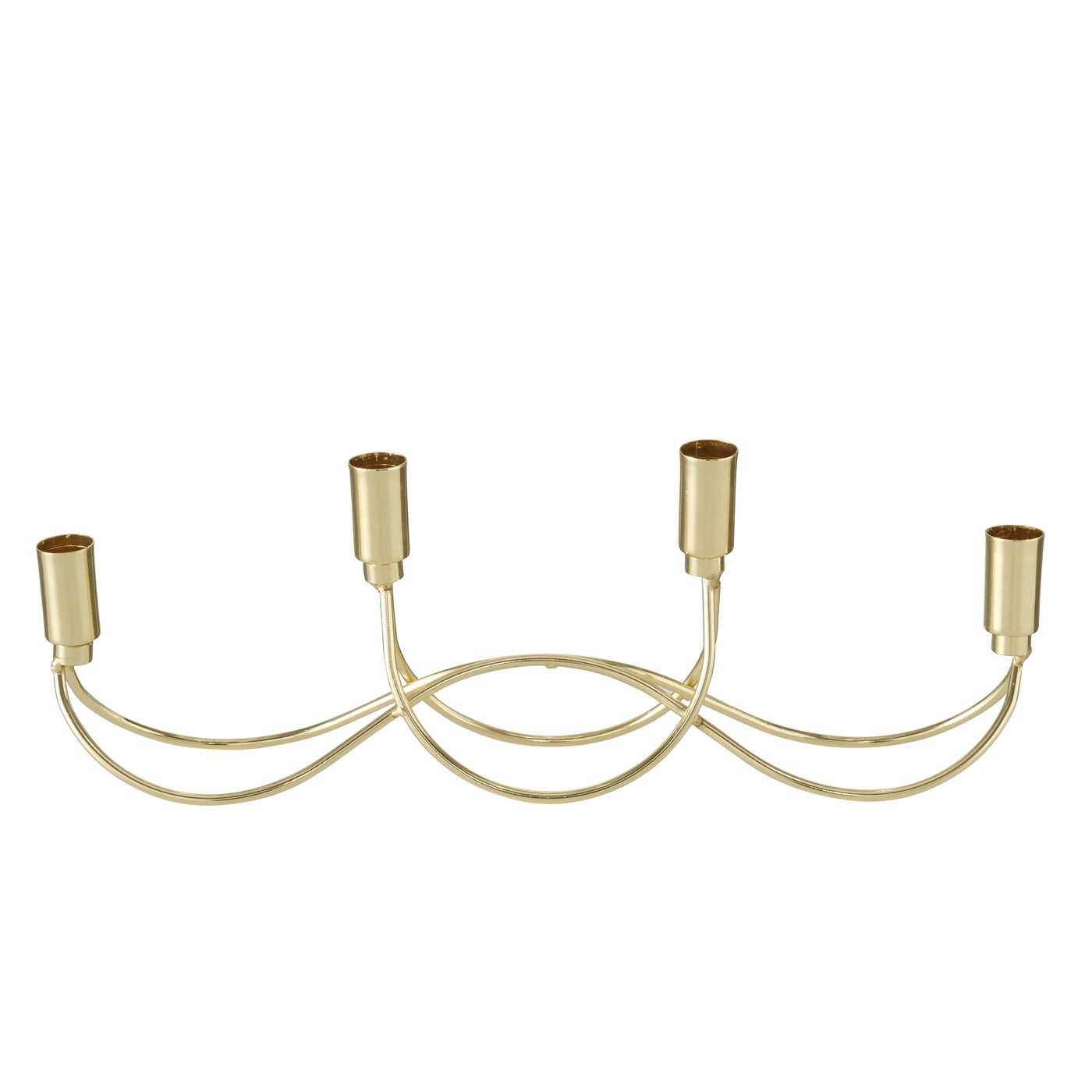 Castiçal em Metal Dourado | Homeart - Loja - Design e Decoração de ...