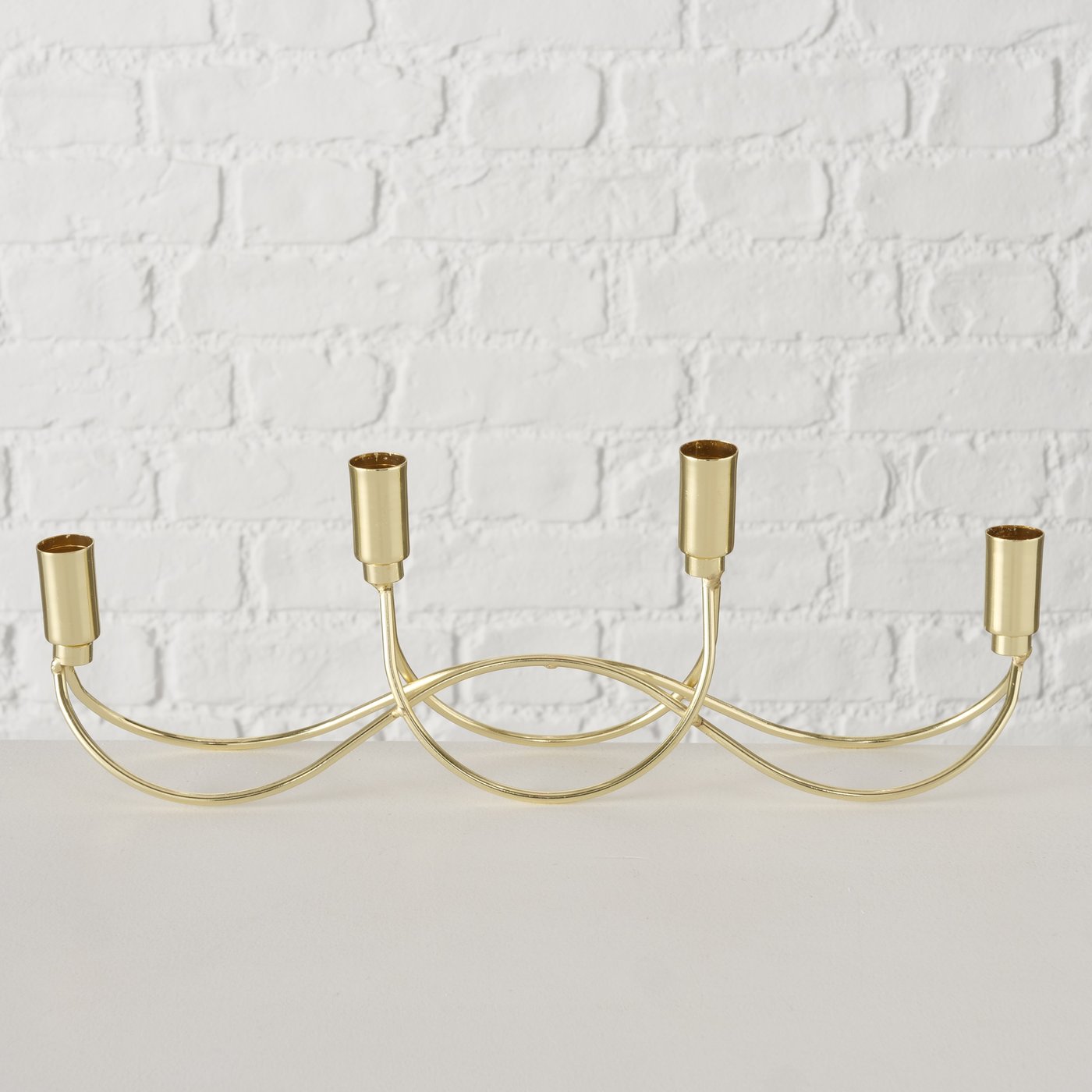 Castiçal em Metal Dourado | Homeart - Loja - Design e Decoração de ...