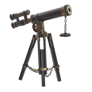 Telescópio Decorativo Bonita peça decorativa Telescópio decorativo em metal