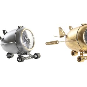 Relógio Decorativo Avião - Prateado Bonita peça decorativa avião Relógio