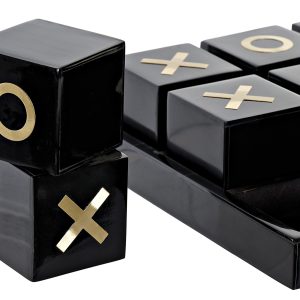 Jogo do Galo Osso e Manga - Preto Bonito e elegante jogo do galo Muito útil para jogos em família, mas também para decoração