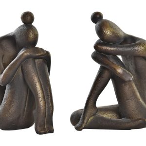 Conjunto 2 suportes para livros - ginasta Set de 2 peças em resina para suporte de livros Úteis e decorativas