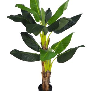 Planta Bananeira Lux - 2 Troncos Bonita planta artificial com aspeto natural.