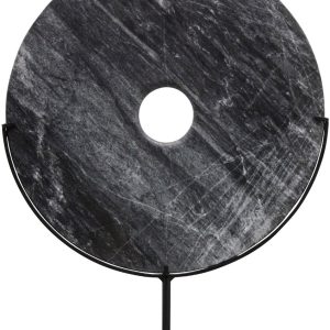 Peça Decorativa em pedra natural – Preto/Cinza Bonita peça decorativa em pedra natural Devido à produção artesanal, poderá haver variações de acabamento/cor.