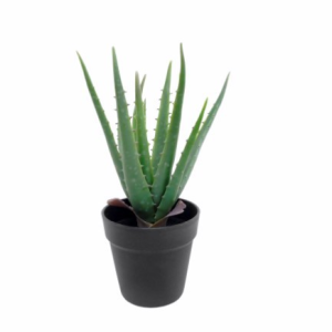 Planta Artificial em Vaso - Aloé Bonita planta aloé Artificial, mas com toque e aspeto natural