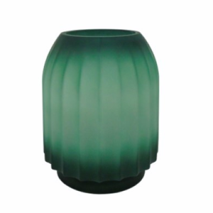 Jarra Vidro Fosco – Verde (Pequena) Bonita jarra em vidro verde