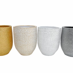 Vaso Dourado - Cerâmica Bonito vaso em cerâmica Dourado