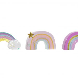 Mealheiro Arco-Íris – Cor:2 (1 Estrela Dourada) Bonito mealheiro em forma de arco-íris