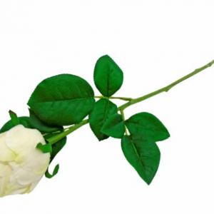 Flor Artificial - Pé de Rosa (Branca) Bonito pé de flor, pé de rosa artificial Toque e aspeto natural Branco