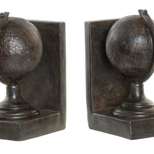 Suporte Livros - Globos Conj. de 2 Suportes para Livros em Resina Globos Terrestres