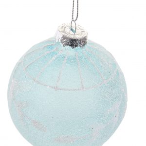 Bola Pendente Vidro - Azul Bonita Bola de Vidro Pendente para árvore de Natal