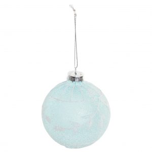 Bola Pendente Vidro - Azul Bonita Bola de Vidro Pendente para árvore de Natal