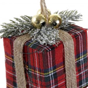 Pendente Presente para Árvore em Poliester Bonito enfeite para árvore de Natal