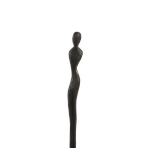 Estatueta Homem - Preta Bonita e elegante estatueta em madeira preta